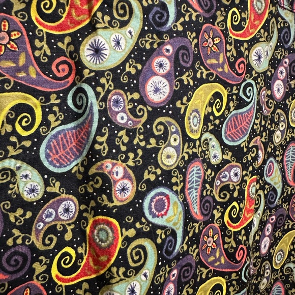 Cremieux Button Down Shirt Long Sleeve Size 4XB All Over Print Paisley - Picture 6 of 6